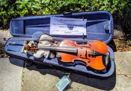 Busking for Dorian